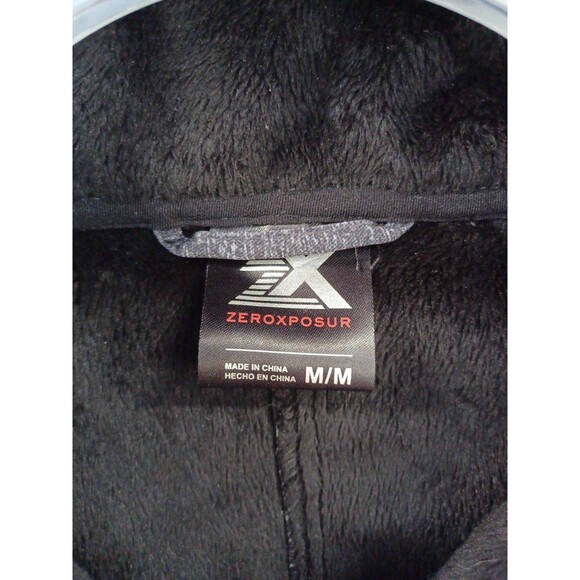 ZEROXPOSUR SOFT SHELL HOODED GRAY WINTER JACKET FAUX FUR LINED WOMENS MED. - Picture 3 of 11